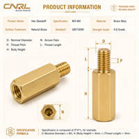 Entretoises hexagonales en laiton M3 M4 mâle/femelle pour montage de carte mère PCB – Support de quincaillerie – Vente en gros usine