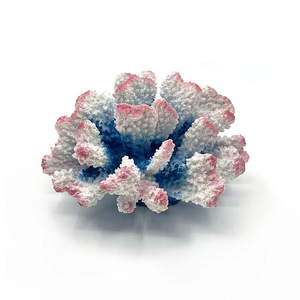 Ensemble d'ornements d'aquarium de simulation de fond marin en plastique faux poisson de corail et réservoir d'eau de mer paysage ornements de corail mort dur - Product Image 5
