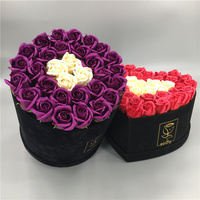 Scatola di Cartone di Lusso per Fiori e Cioccolatini, Rose Conservate, Confezione Regalo con Logo Stampato, Produzione in Fabbrica, GuangDong