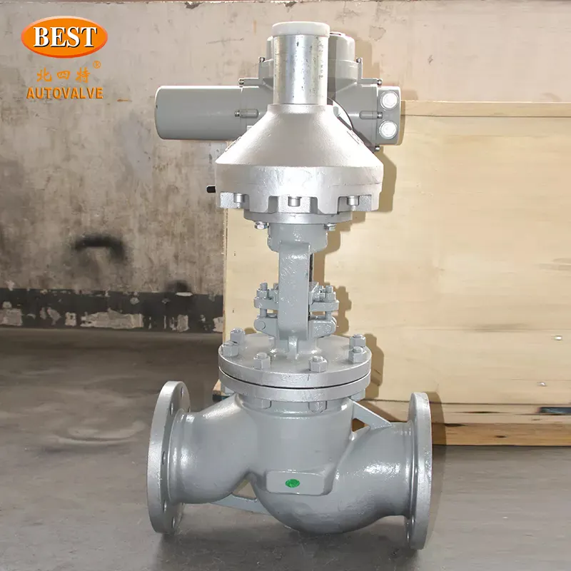 Cj Reeks Flens Carbon Staal, Rvs Elektrische Globe Valve