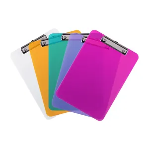 Office stationery file folder color clear plastic ps writing hospital clipboards