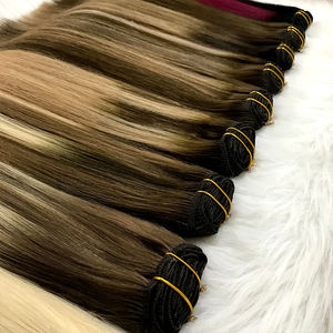 <span class=keywords><strong>Extension</strong></span> di <span class=keywords><strong>capelli</strong></span> <span class=keywords><strong>veri</strong></span> <span class=keywords><strong>capelli</strong></span> umani 100% con Clip senza cuciture di buona qualità - Product Image 6