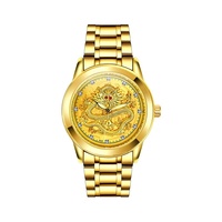 Montre à quartz longue Aili Fida pour homme, boîtier en acier inoxydable, verre minéral renforcé, cadran lumineux, aiguilles lumineuses, mode, 40 mm, 30 m