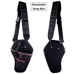 Funda para taladro de impacto, soporte para taladro, bolso de muñeca portátil, bolso de hombro con correa desmontable, cinturón, herramienta eléctrica - Product Image 4