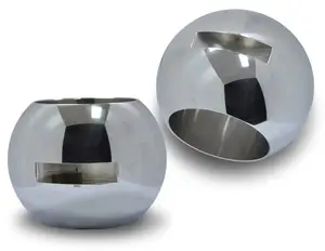 Bola katup tahan karat karbon canggih sesuai pesanan 10 "bola padat untuk industri perawatan kotoran