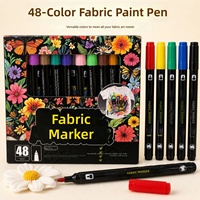 Ensemble de stylos marqueurs pour tissu, résistants à l'eau, marqueurs de peinture textile pour vêtements, chaussures en toile, sacs, peinture DIY, art, artisanat, kit de dessin