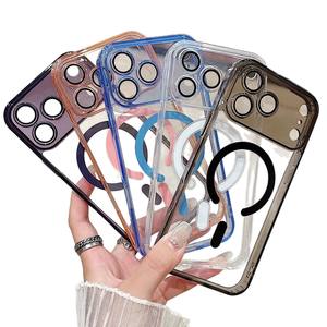 Nouvelle coque magnétique pour iPhone 17 Pro, couleur transparente avec découpes précises, coque antichoc pour 16 Pro - Product Image 3