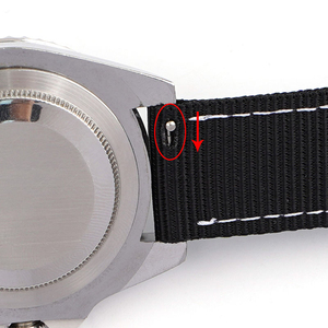 Correas de <span class=keywords><strong>Reloj</strong></span> para Relojes <span class=keywords><strong>Breitling</strong></span> Serie Avengers, 18mm 20mm 22mm 24mm, <span class=keywords><strong>Correa</strong></span> de <span class=keywords><strong>Reloj</strong></span> de Lona de Nailon de Liberación Rápida - Product Image 3