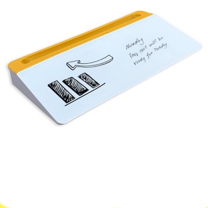 Bloc de notas de escritorio de vidrio para oficina, tablero blanco de borrado en seco, alfombrilla de escritorio para ordenador, soporte para teclado, pizarra blanca con cajones, organizadores de escritorio - Product Image 6