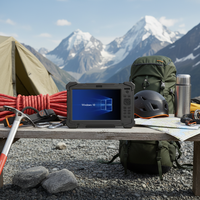 Fully Rugged Waterproof Intel 5G Business Tablet with Removable Battery Windows 10 USB-C Wi-Fi 32GB Memory for Industrial Use