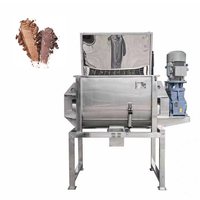 Mélangeur horizontal à ruban en acier inoxydable 300L 500L 1000L 2000L pour poudres métallurgiques