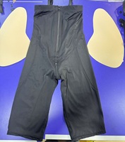 Body sculptant long à taille haute, rembourré, anti-bactérien, en Spandex, avec contrôle du ventre et effet push-up fessier, style européen-américain