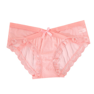 Venta al por mayor Ropa interior de <span class=keywords><strong>mujer</strong></span> Sexy Traceless Naked Bow Knot Triangle Ropa interior para <span class=keywords><strong>mujer</strong></span> - Product Image 1