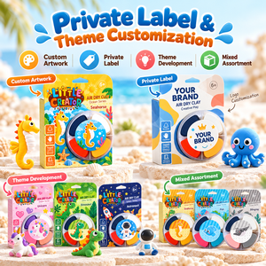 Kit de Arcilla Personalizado Serie Océano: Surtido Mixto, Desarrollo Temático y Empaque OEM para Compradores Mayoristas y Minoristas - Product Image 4