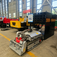 Robot de déshydratation des boues à couple élevé avec largeur de raclage de 900 mm et extraction pour l'accumulation de sédiments dans les égouts profonds