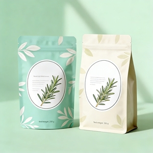 Bolsa de Embalaje para <span class=keywords><strong>Café</strong></span> de Alta Barrera con Válvula de Desgasificación Unidireccional y Cierre para Almacenamiento de Té Aromatizado - Product Image 2