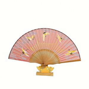 Éventail en bambou personnalisé en PVC écologique, matériau plastique durable, cadeau de mariage pour fournitures promotionnelles de fête et de danse - Product Image 2