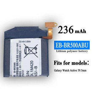 Sm-R750 de alta calidad R750 GEAR S, batería de 300mAh para reloj inteligente <span class=keywords><strong>Samsung</strong></span>, 42mm Gear S4 <span class=keywords><strong>46mm</strong></span> <span class=keywords><strong>watch</strong></span> 3 45MM, batería de teléfono - Product Image 4