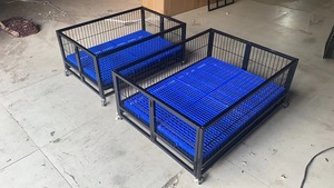 37 ", 43" có thể gập lại whelp ing hộp cho chó và con chó con bút - Product Image 6