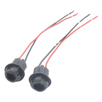 Arnés de cable de luz LED T10 W5W, adaptador de extensión, adaptador de estilo de coche, soporte de enchufe