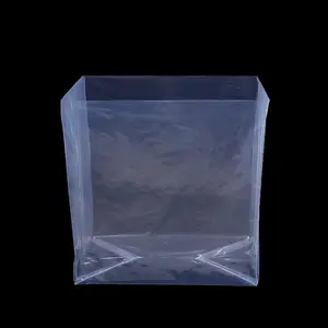Machine transparente en gros personnalisable de taille de sac à fond carré étanche à l'humidité