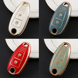 Funda de TPU para llave de coche para Suzuki Vitara Swift Ignis Kizashi SX4 <span class=keywords><strong>Baleno</strong></span> Ertiga Samurai s-cross Shell Fob llavero Accesorios - Product Image 2