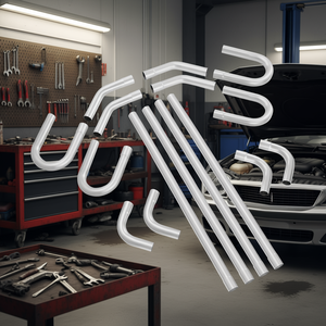 Kit de Tubo de Escape Universal de 16 Piezas, Sistemas de Ajuste Deslizante para Mejorar el Rendimiento del Automóvil - Product Image 2