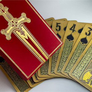 Cartes à jouer en plastique PVC de taille standard imprimées sur mesure, avec revêtement <span class=keywords><strong>Tic</strong></span>, pour un jeu facile et agréable, poker - Product Image 1