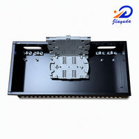 Boîtier de terminaison fibre optique mural 2U 48 ports vide SC Simplex LC Duplex, panneau de brassage en acier laminé à froid 0,8 mm 430x200x88mm