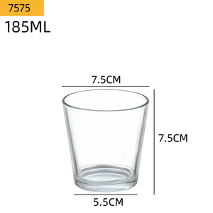 Verres à vin et à whisky orientaux de <span class=keywords><strong>105</strong></span> ml, 185 ml et 320 ml avec fond épais pour boire, lavables au lave-vaisselle - Product Image 6