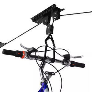 Vente suspendu 2 poulies système <span class=keywords><strong>Garage</strong></span> montage au <span class=keywords><strong>plafond</strong></span> capacité de 120 livres vélo robuste - Product Image 3