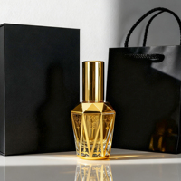 Flacon de parfum portable de voyage 8ml 13ml, flacon vide en verre doré électroplaqué, petite fiole de parfum