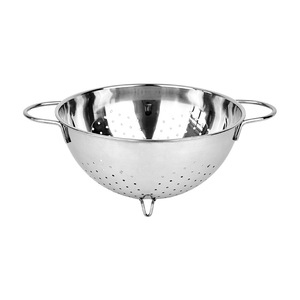 Colador de Acero Inoxidable Grande, Cesta de Drenaje para Cocina, Lavabo para Lavar Frutas, Duradero, Solo Lavar a Mano - Product Image 5