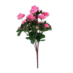 Pequeña Flor de Azalea de Plástico Hecha a Mano para Decoración del Hogar, Venta al por Mayor de Fábrica, Excelente Modelo Artístico, Ramo Floral - Product Image 5
