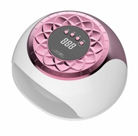 Lampe à ongles UV LED haute puissance Sun S9 268W professionnelle 2024, séchage rapide du vernis gel avec capteur automatique pour salon de manucure