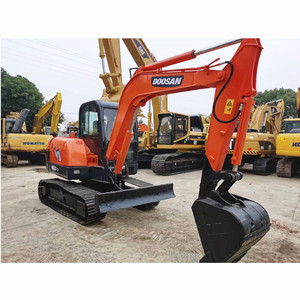 Excavadora de cadenas DOOSAN DH60-7 usada, flexible, original, fiable, mini, coreana, de 6 toneladas, para construcción municipal - Product Image 3
