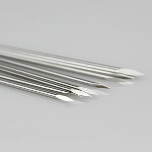 Aiguilles réutilisables non stériles en acier inoxydable à trois tranches, 10 pièces/sac, pour la ponction sanguine en TCM - Product Image 3