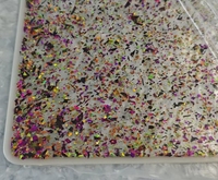 Feuille acrylique transparente personnalisée à paillettes épaisses 4x8 3mm 4mm 5mm
