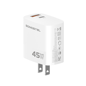 Cargador Rápido USB a C SOMOSTEL SMS-Q134 GaN de 45W con Pantalla, Icono de Carga Original, Identificación Automática, Compatible con Todas las Marcas de Teléfonos Móviles - Product Image 4