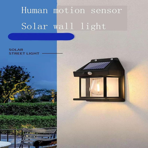 Lampe solaire LED d'extérieur à détection de mouvement, étanche, à fixation murale, populaire, pour jardin, à économie d'énergie - Product Image 5