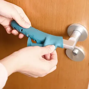 Housses de protection pour poignées de porte, en silicone anti-collision, manchon de sécurité antistatique pour poignée, avec ventouse - Product Image 3
