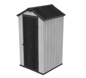 Abri de rangement compact pour balcon avec lucarne, abri à outils en plastique imperméable pour jardin, <span class=keywords><strong>cabane</strong></span> écologique pour cour arrière - Product Image 3