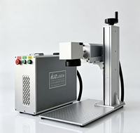 Machine de marquage laser portable à commande séparée, montage flexible, alimentation directe, gravure de codes QR et codes-barres, vitesse rapide, longue durée de vie