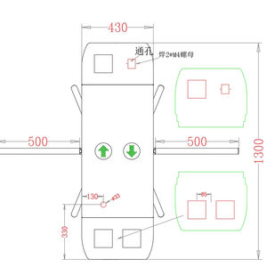 Nouveau tourniquet tripode hydraulique à double mouvement Deux mécanismes semi-automatiques hydrauliques Système de sécurité de contrôle d'accès - Product Image 5
