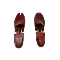Arbre à chaussures peint en marron Deux tubes gardent la forme de la chaussure Chaussures de golf en cuir anti-rides