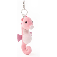 Vente directe usine – Charmant porte-clés en peluche hippocampe doux, pendentif animal marin en peluche pour cadeaux promotionnels
