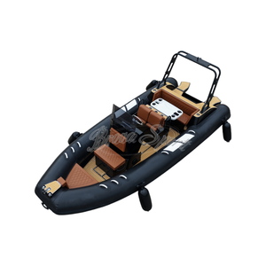 Yacht de luxe de 19 pieds, coque <span class=keywords><strong>semi</strong></span>-<span class=keywords><strong>rigide</strong></span> en aluminium, <span class=keywords><strong>bateau</strong></span> pneumatique Rib580, <span class=keywords><strong>bateau</strong></span> de patrouille à vendre - Product Image 1