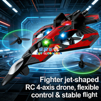 Avion RC en mousse à roulement 360° EPT en gros pour enfants et adultes, idéal pour les débutants, bleu et rouge, utilisation intérieure/extérieure, prêt à l'emploi, léger
