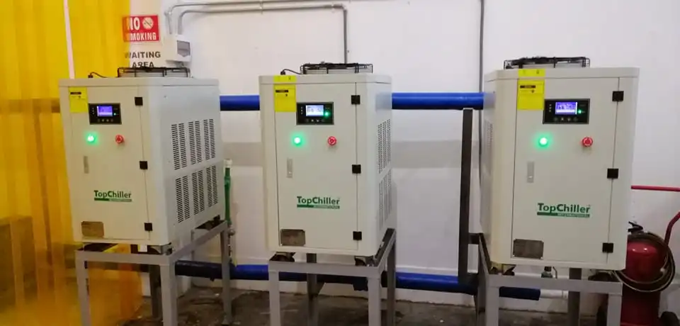 High-efficiency Cooling Air-cooled Chiller Small Scroll Compressor 3kw 1 Ton 1.5HP Portable Water Chiller