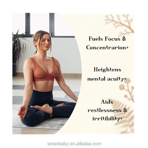 Capsules à base de plantes à marque privée Drunken Eggplant Ashwagandha L-théanine pour le soulagement quotidien du stress, le soutien émotionnel et la performance cognitive - Product Image 6